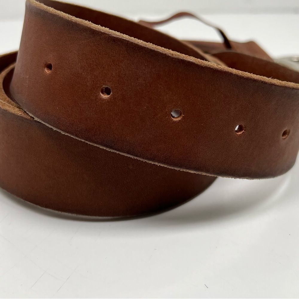 Gucci GG Brown Leather Belt Size 110 - 44 - Picture 5 of 11